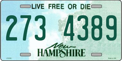 NH license plate 2734389