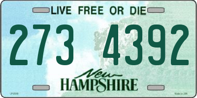 NH license plate 2734392