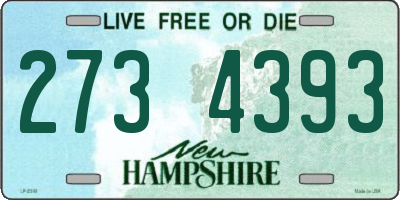 NH license plate 2734393