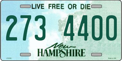 NH license plate 2734400