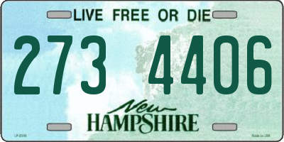 NH license plate 2734406
