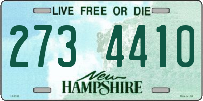NH license plate 2734410