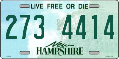 NH license plate 2734414