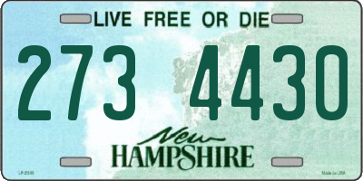 NH license plate 2734430