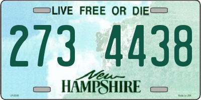 NH license plate 2734438