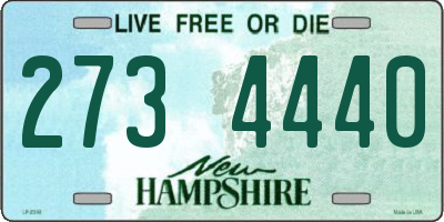 NH license plate 2734440