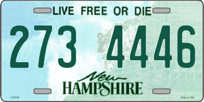 NH license plate 2734446