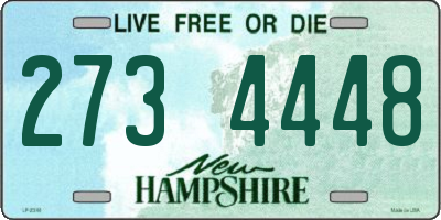 NH license plate 2734448