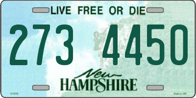 NH license plate 2734450