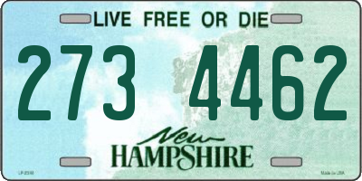NH license plate 2734462