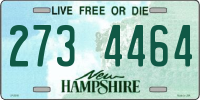 NH license plate 2734464