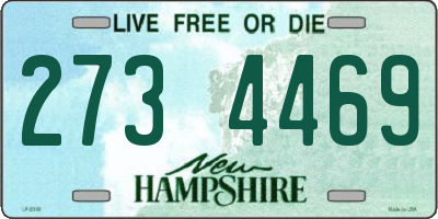 NH license plate 2734469