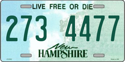 NH license plate 2734477