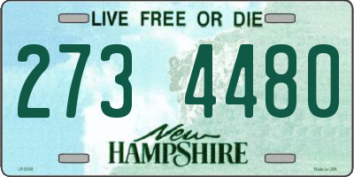 NH license plate 2734480