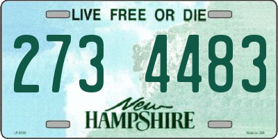 NH license plate 2734483