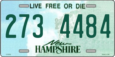 NH license plate 2734484