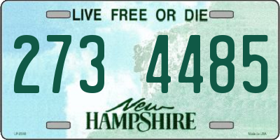 NH license plate 2734485