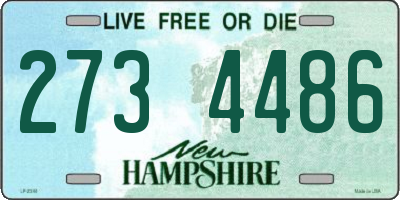 NH license plate 2734486