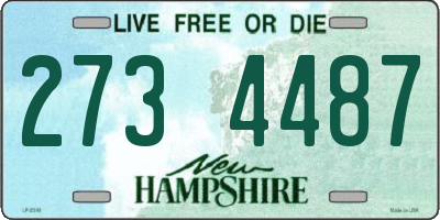 NH license plate 2734487