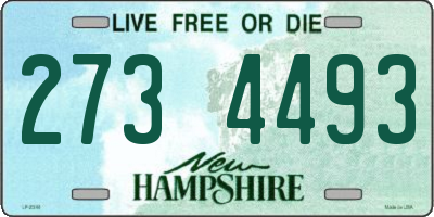 NH license plate 2734493