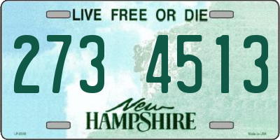 NH license plate 2734513