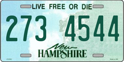 NH license plate 2734544