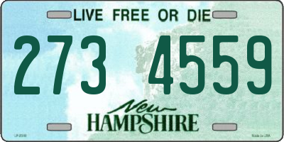 NH license plate 2734559