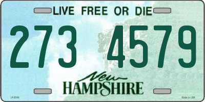 NH license plate 2734579