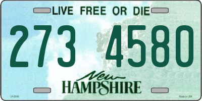 NH license plate 2734580