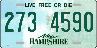 NH license plate 2734590