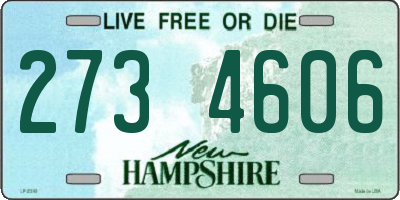 NH license plate 2734606