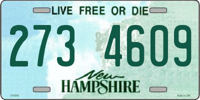 NH license plate 2734609