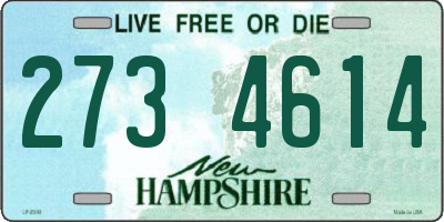 NH license plate 2734614