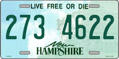 NH license plate 2734622
