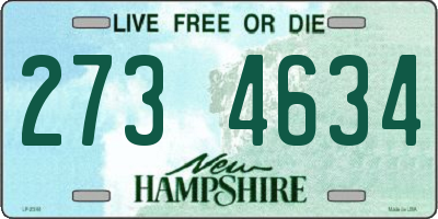 NH license plate 2734634