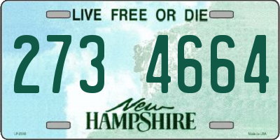 NH license plate 2734664