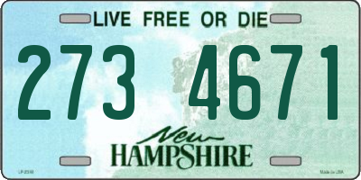 NH license plate 2734671