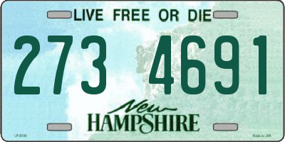 NH license plate 2734691