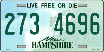 NH license plate 2734696