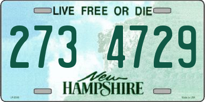 NH license plate 2734729