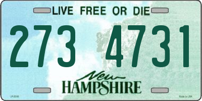 NH license plate 2734731