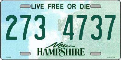 NH license plate 2734737