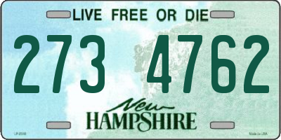 NH license plate 2734762