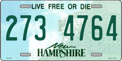 NH license plate 2734764