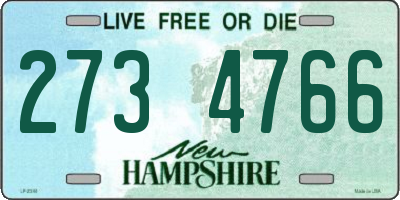 NH license plate 2734766