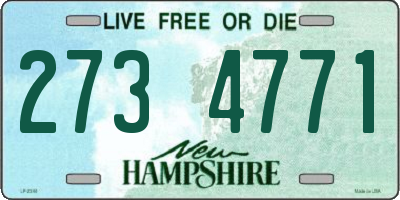 NH license plate 2734771
