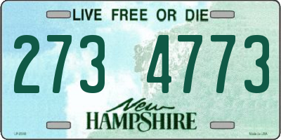 NH license plate 2734773