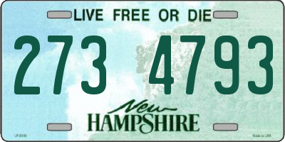 NH license plate 2734793
