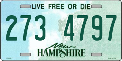 NH license plate 2734797