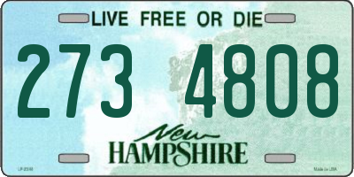 NH license plate 2734808